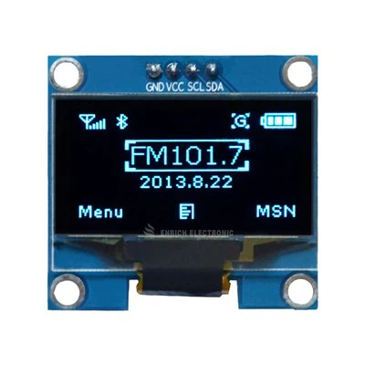 شاشة OLED 1.3 OLED 128x64 بواجهة I2C