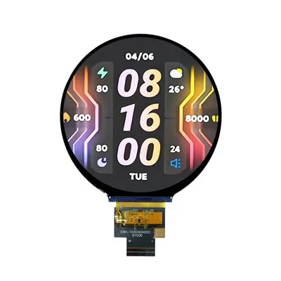 وحدة TFT LCD مستديرة 4.0 بوصة