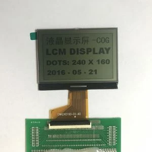 شاشة عرض LCD أحادية اللون 240 × 160