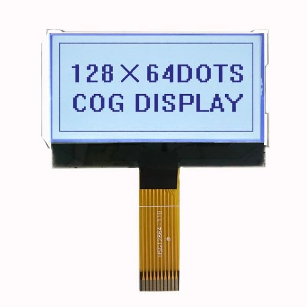 FSTN أحادية اللون شاشات الكريستال السائل عرض إيجابي الرسم 128x64 LCD