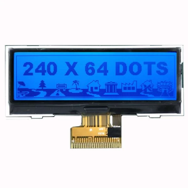 إيجابي FSTN COG وحدة 240x64 شاشة LCD