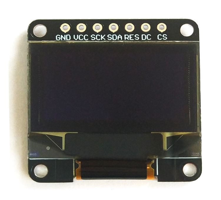 حجم صغير OLED 128x64 0.96 بوصة 7 PIN OLED شاشة الرسم أحادية اللون OLED وحدة العرض